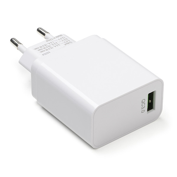 USB autolader met 1 poort - compact - 1A / wit